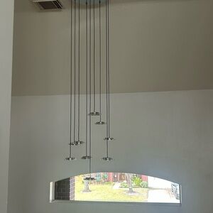 Modern Multi-Light Pendant Chandelier